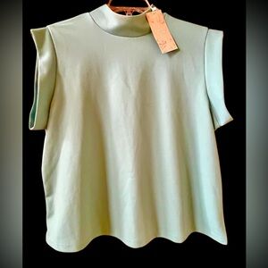 Elegant Mint Green Women's Top